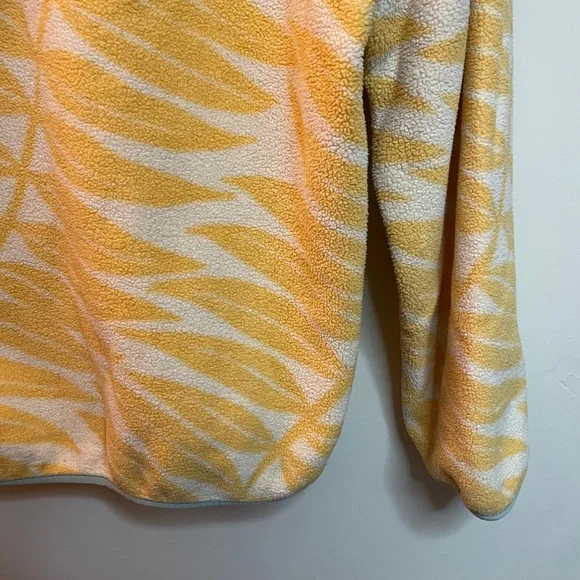 Patagonia Synchilla Yellow and Cream Pullover Size Large - Picture 8 of 8